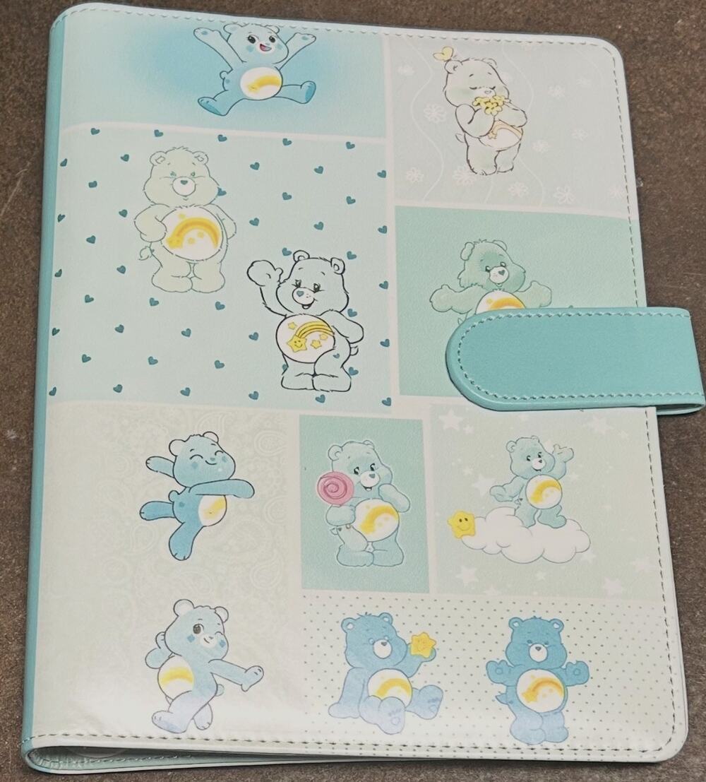 Care Bears A5 Binder w/ stationery paper